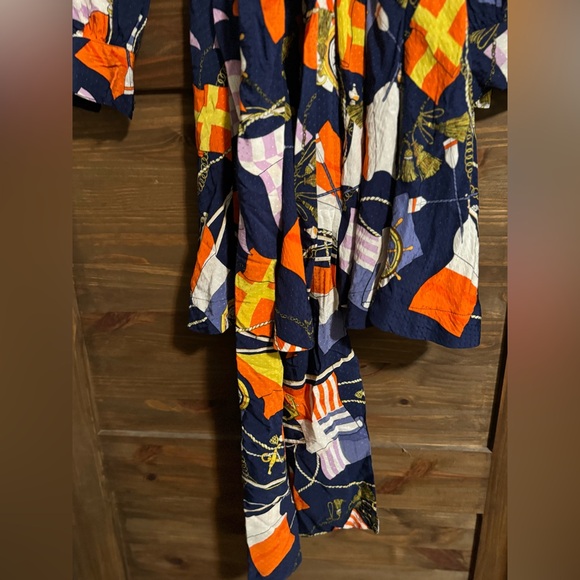 Anthropologie Maeve nautical Mini Shirtdress xsmall - Picture 14 of 14